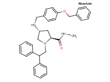 (4R)-4-{[4-(benzyloxy)benzyl]amino}-1-(2,2-diphenylethyl)-N-methyl-L-prolinamide