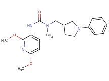 N'-(2,6-dimethoxypyridin-3-yl)-N-methyl-N-[(1-phenylpyrrolidin-3-yl)methyl]urea