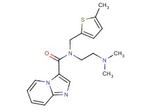 N-[2-(dimethylamino)ethyl]-N-[(5-methyl-2-thienyl)methyl]imidazo[1,2-a]pyridine-3-carboxamide