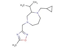 1-(cyclopropylmethyl)-2-isopropyl-4-[(5-methyl-1,2,4-oxadiazol-3-yl)methyl]-1,4-diazepane