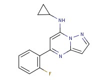N-cyclopropyl-5-(2-fluorophenyl)pyrazolo[1,5-a]pyrimidin-7-amine