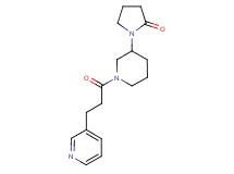 1-[1-(3-pyridin-3-ylpropanoyl)piperidin-3-yl]pyrrolidin-2-one