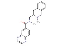 N-methyl-N-[(2-methyl-1,2,3,4-tetrahydro-3-isoquinolinyl)methyl]-6-quinoxalinecarboxamide