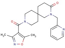 9-[(3,5-dimethylisoxazol-4-yl)carbonyl]-2-(pyridin-2-ylmethyl)-2,9-diazaspiro[5.5]undecan-3-one