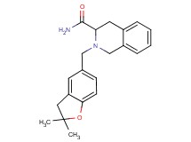 2-[(2,2-dimethyl-2,3-dihydro-1-benzofuran-5-yl)methyl]-1,2,3,4-tetrahydroisoquinoline-3-carboxamide