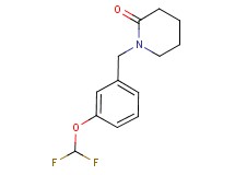 1-[3-(difluoromethoxy)benzyl]piperidin-2-one