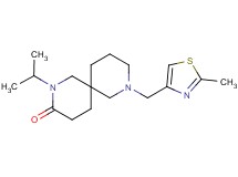 2-isopropyl-8-[(2-methyl-1,3-thiazol-4-yl)methyl]-2,8-diazaspiro[5.5]undecan-3-one