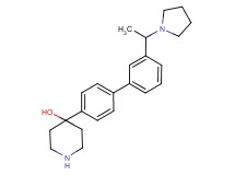 4-[3'-(1-pyrrolidin-1-ylethyl)biphenyl-4-yl]piperidin-4-ol
