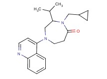 4-(cyclopropylmethyl)-3-isopropyl-1-quinolin-4-yl-1,4-diazepan-5-one
