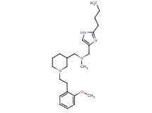 1-(2-butyl-1H-imidazol-4-yl)-N-({1-[2-(2-methoxyphenyl)ethyl]-3-piperidinyl}methyl)-N-methylmethanamine