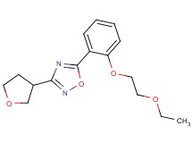 5-[2-(2-ethoxyethoxy)phenyl]-3-(tetrahydrofuran-3-yl)-1,2,4-oxadiazole
