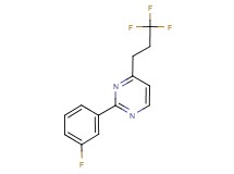 2-(3-fluorophenyl)-4-(3,3,3-trifluoropropyl)pyrimidine