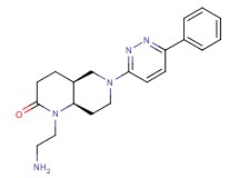 (4aS*,8aR*)-1-(2-aminoethyl)-6-(6-phenylpyridazin-3-yl)octahydro-1,6-naphthyridin-2(1H)-one