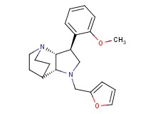 (2R*,3S*,6R*)-5-(2-furylmethyl)-3-(2-methoxyphenyl)-1,5-diazatricyclo[5.2.2.0~2,6~]undecane
