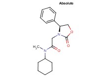 N-cyclohexyl-N-methyl-2-[(4S)-2-oxo-4-phenyl-1,3-oxazolidin-3-yl]acetamide