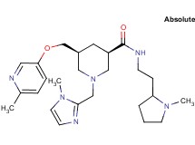 (3R,5S)-1-[(1-methyl-1H-imidazol-2-yl)methyl]-5-{[(6-methyl-3-pyridinyl)oxy]methyl}-N-[2-(1-methyl-2-pyrrolidinyl)ethyl]-3-piperidinecarboxamide