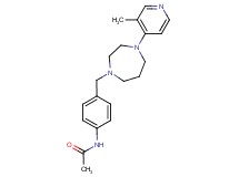 N-(4-{[4-(3-methylpyridin-4-yl)-1,4-diazepan-1-yl]methyl}phenyl)acetamide
