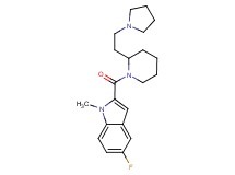 5-fluoro-1-methyl-2-({2-[2-(1-pyrrolidinyl)ethyl]-1-piperidinyl}carbonyl)-1H-indole