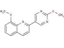 8-methoxy-2-(2-methoxy-5-pyrimidinyl)quinoline