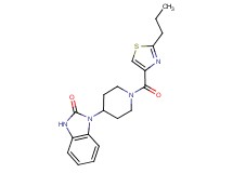 1-{1-[(2-propyl-1,3-thiazol-4-yl)carbonyl]-4-piperidinyl}-1,3-dihydro-2H-benzimidazol-2-one