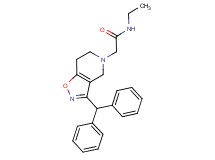 2-[3-(diphenylmethyl)-6,7-dihydroisoxazolo[4,5-c]pyridin-5(4H)-yl]-N-ethylacetamide