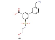 3'-(aminomethyl)-5-{[(2-methoxyethyl)amino]sulfonyl}-3-biphenylcarboxylic acid hydrochloride