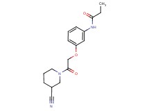 N-{3-[2-(3-cyano-1-piperidinyl)-2-oxoethoxy]phenyl}propanamide