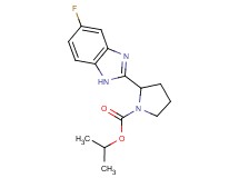 isopropyl 2-(5-fluoro-1H-benzimidazol-2-yl)-1-pyrrolidinecarboxylate