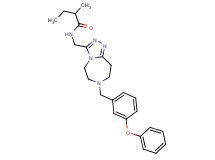 2-methyl-N-{[7-(3-phenoxybenzyl)-6,7,8,9-tetrahydro-5H-[1,2,4]triazolo[4,3-d][1,4]diazepin-3-yl]methyl}butanamide