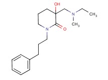 3-{[ethyl(methyl)amino]methyl}-3-hydroxy-1-(3-phenylpropyl)piperidin-2-one