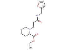 ethyl 1-{3-[(2-furylmethyl)amino]-3-oxopropyl}piperidine-2-carboxylate