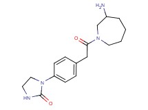 1-{4-[2-(3-amino-1-azepanyl)-2-oxoethyl]phenyl}-2-imidazolidinone hydrochloride