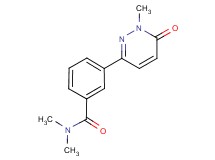 N,N-dimethyl-3-(1-methyl-6-oxo-1,6-dihydropyridazin-3-yl)benzamide
