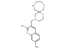 3-(1,8-dioxa-4,11-diazaspiro[5.6]dodec-4-ylmethyl)-7-methylquinolin-2-ol