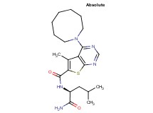 N-[(1S)-1-(aminocarbonyl)-3-methylbutyl]-4-(1-azocanyl)-5-methylthieno[2,3-d]pyrimidine-6-carboxamide