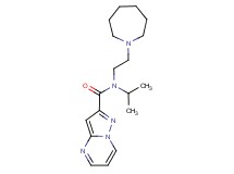 N-(2-azepan-1-ylethyl)-N-isopropylpyrazolo[1,5-a]pyrimidine-2-carboxamide