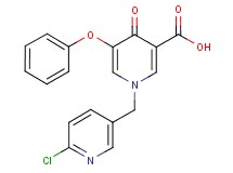 1-[(6-chloropyridin-3-yl)methyl]-4-oxo-5-phenoxy-1,4-dihydropyridine-3-carboxylic acid