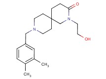 9-(3,4-dimethylbenzyl)-2-(2-hydroxyethyl)-2,9-diazaspiro[5.5]undecan-3-one