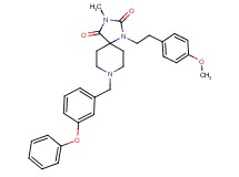 1-[2-(4-methoxyphenyl)ethyl]-3-methyl-8-(3-phenoxybenzyl)-1,3,8-triazaspiro[4.5]decane-2,4-dione
