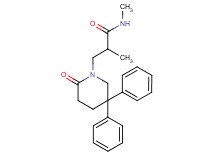 N,2-dimethyl-3-(2-oxo-5,5-diphenylpiperidin-1-yl)propanamide