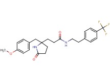3-[2-(4-methoxybenzyl)-5-oxo-2-pyrrolidinyl]-N-{2-[4-(trifluoromethyl)phenyl]ethyl}propanamide