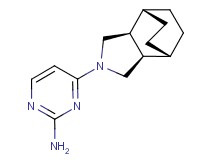4-[(1R*,2R*,6S*,7S*)-4-azatricyclo[5.2.2.0~2,6~]undec-4-yl]-2-pyrimidinamine