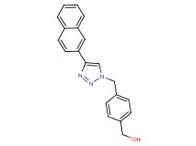 (4-{[4-(2-naphthyl)-1H-1,2,3-triazol-1-yl]methyl}phenyl)methanol