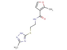 2-methyl-N-{2-[(3-methyl-1H-1,2,4-triazol-5-yl)thio]ethyl}-3-furamide