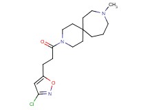3-[3-(3-chloroisoxazol-5-yl)propanoyl]-9-methyl-3,9-diazaspiro[5.6]dodecane