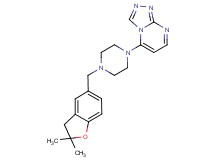 5-{4-[(2,2-dimethyl-2,3-dihydro-1-benzofuran-5-yl)methyl]piperazin-1-yl}[1,2,4]triazolo[4,3-a]pyrimidine