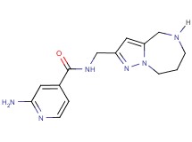 2-amino-N-(5,6,7,8-tetrahydro-4H-pyrazolo[1,5-a][1,4]diazepin-2-ylmethyl)isonicotinamide dihydrochloride