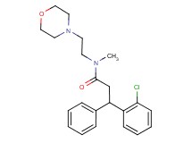 3-(2-chlorophenyl)-N-methyl-N-[2-(4-morpholinyl)ethyl]-3-phenylpropanamide