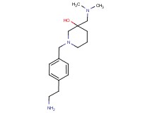1-[4-(2-aminoethyl)benzyl]-3-[(dimethylamino)methyl]-3-piperidinol dihydrochloride