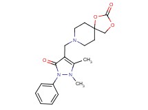 8-[(1,5-dimethyl-3-oxo-2-phenyl-2,3-dihydro-1H-pyrazol-4-yl)methyl]-1,3-dioxa-8-azaspiro[4.5]decan-2-one